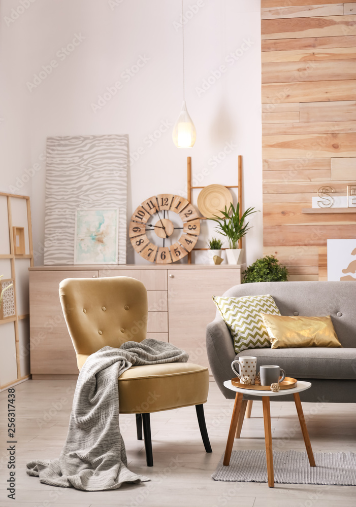 Stylish living room interior home decorating ideas