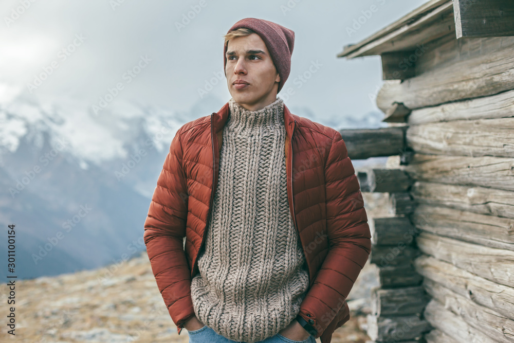 image of man wearing a mans coats