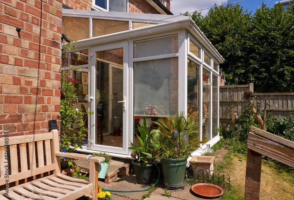 Lean to conservatory on a house