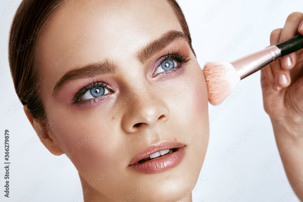 Woman inspired by our Free AI Make Up Assistant 