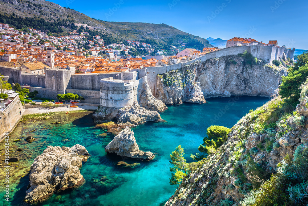 landscape in Croatia, Dubrovnik old town.